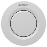 Cutout image of Geberit Type 01 Matt Chrome Single Flush Button